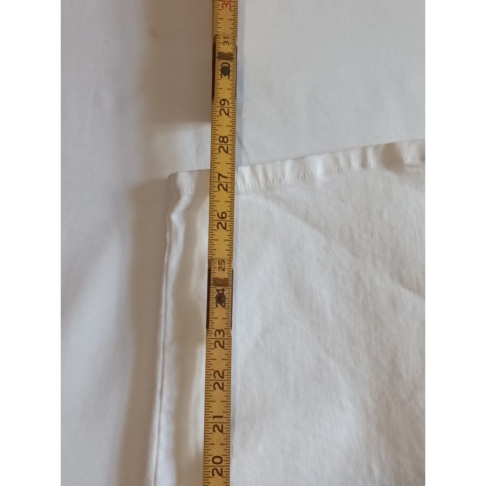 Gloria Vanderbilt Amanda Slimming White Capri Jeans Women Sz 12 - Picture 10 of 14